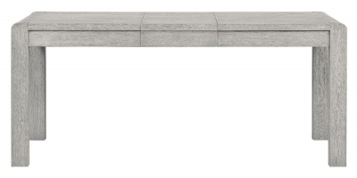 Product photograph of Archdale Grey Washed Oak Dining Table 135cm-175cm Rectangular Compact Extending Top Seats 4 To 6 Diners from Choice Furniture Superstore