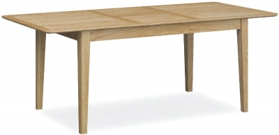 Product photograph of Bath Oak 6-8 Seater Extending Dining Table from Choice Furniture Superstore