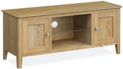 Product photograph of Bath Oak 120cm Tv Unit from Choice Furniture Superstore