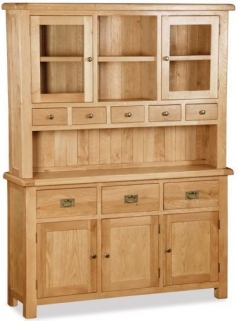 Product photograph of Addison Natural Oak Dresser from Choice Furniture Superstore
