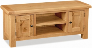 Product photograph of Addison Premium Oak Storage Tv Unit from Choice Furniture Superstore