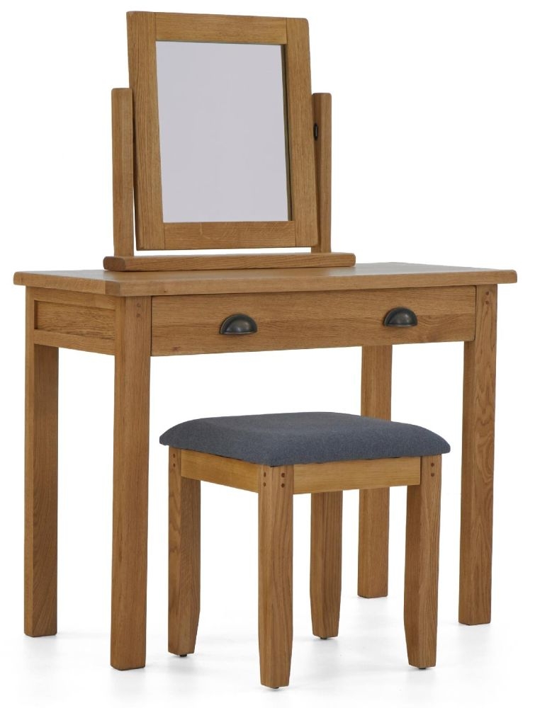 Croydon Oak Dressing Table Set