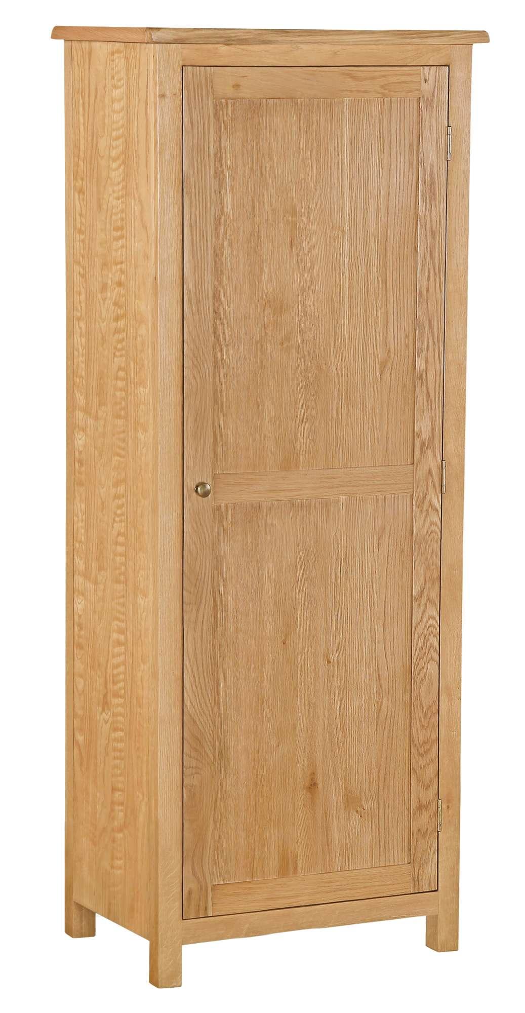 Salibury Lite Oak 1 Door Single Wardrobe