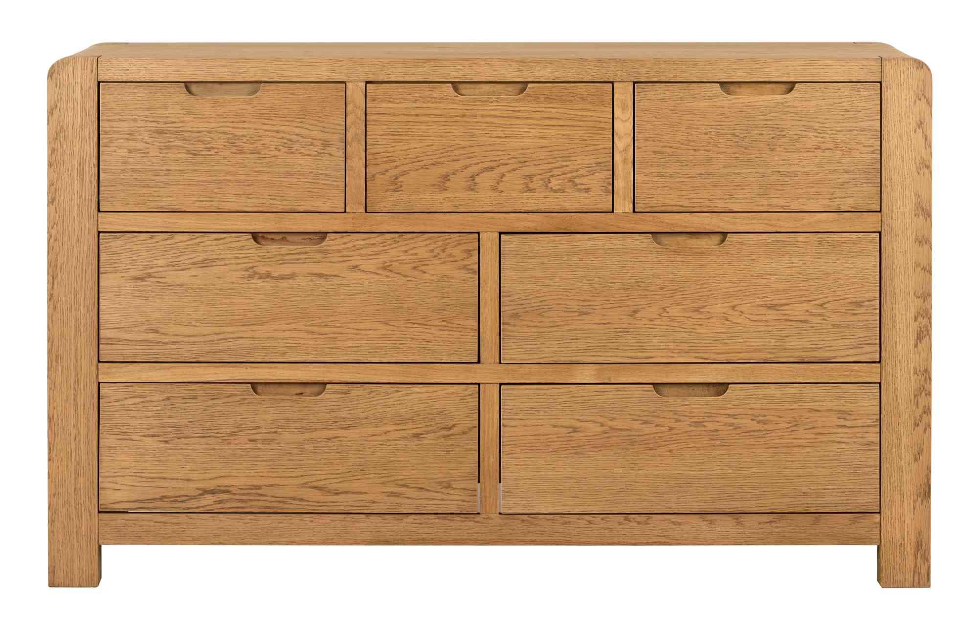 Laney Oak 4+3 Drawer Chest