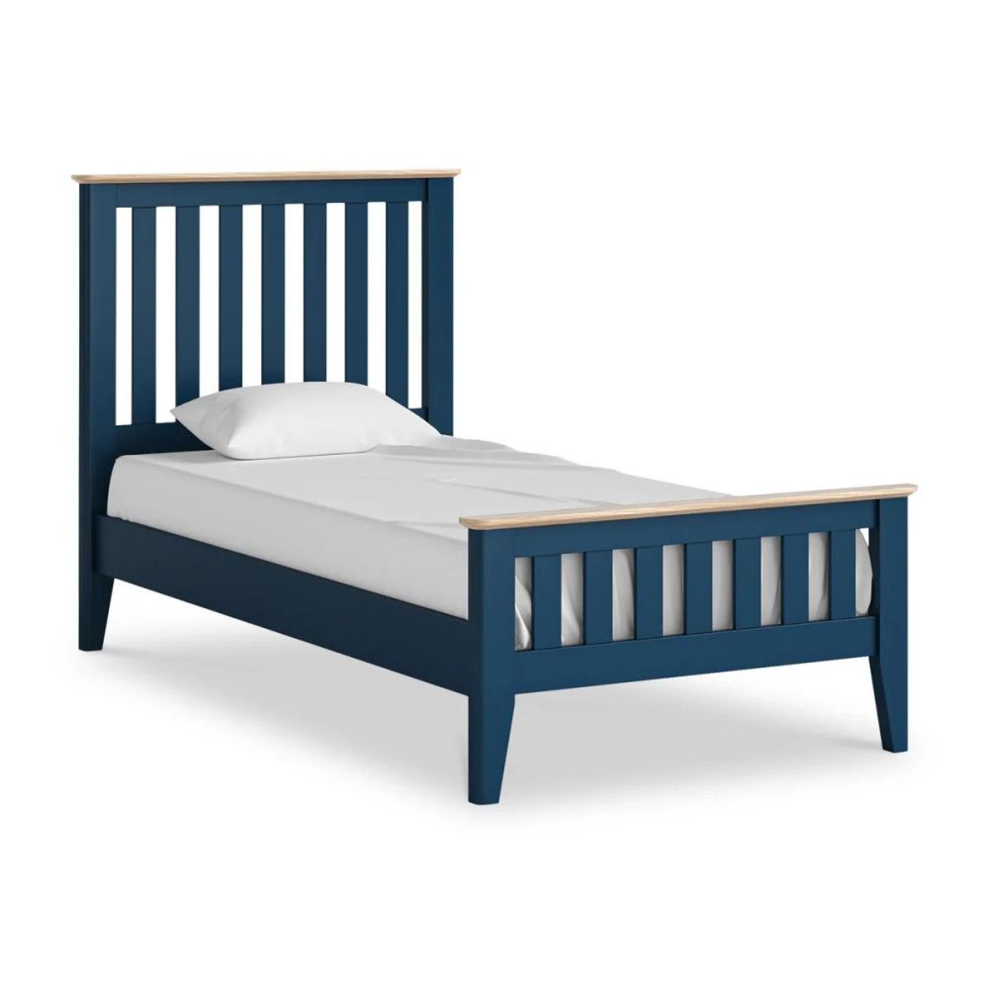 Marlow Blue Painted 3ft Single Slatted Bed
