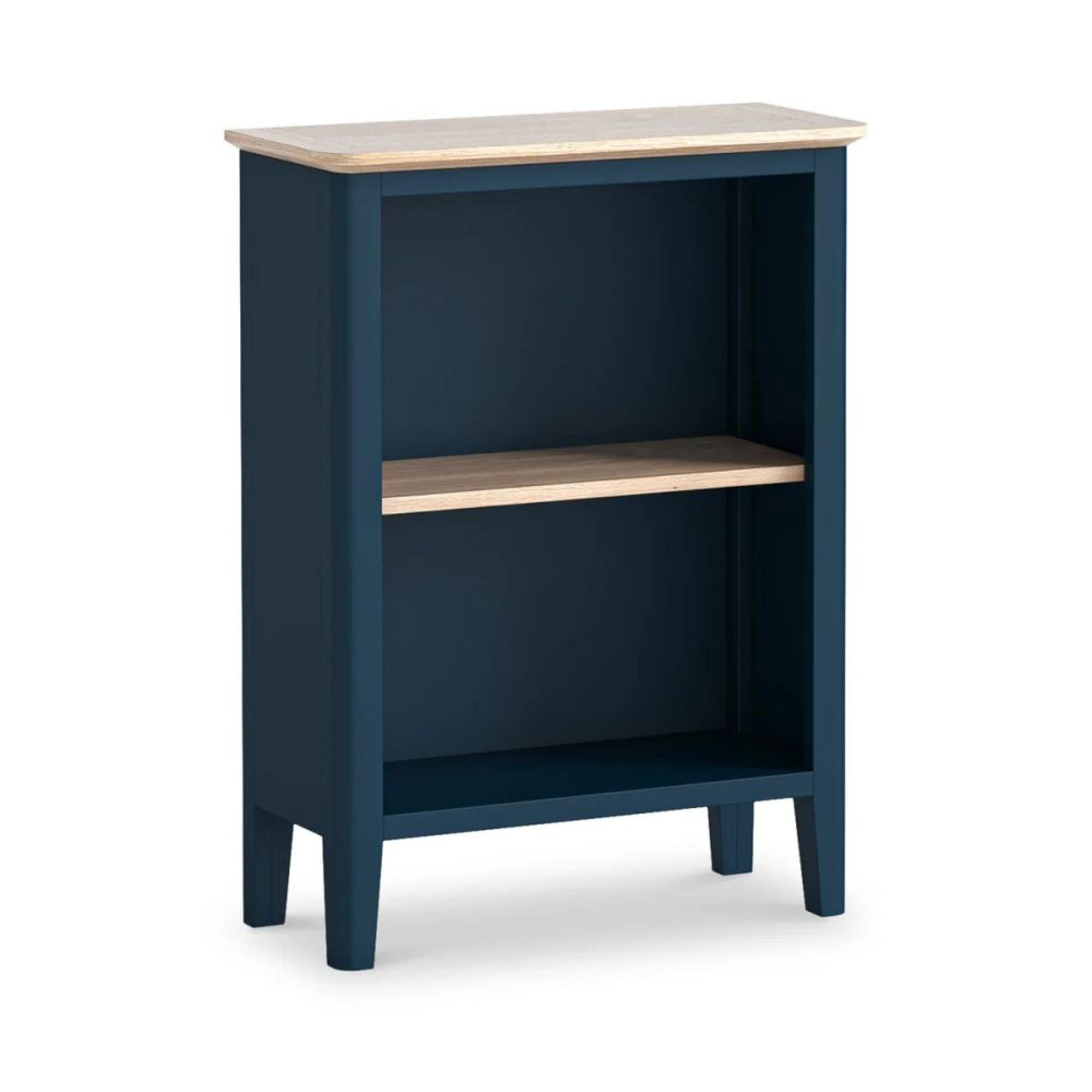 Marlow Blue Painted Small Bookcase