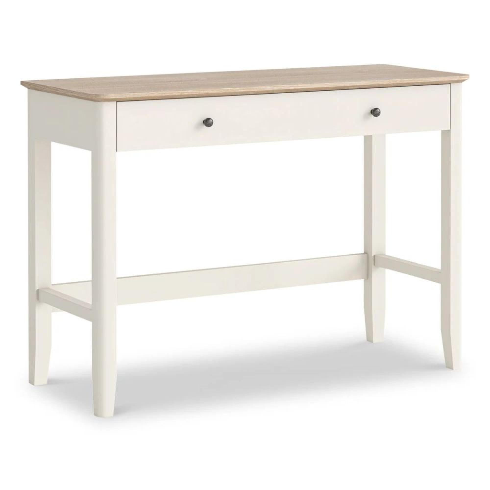 Marlow White Painted 1 Drawer Office Desk