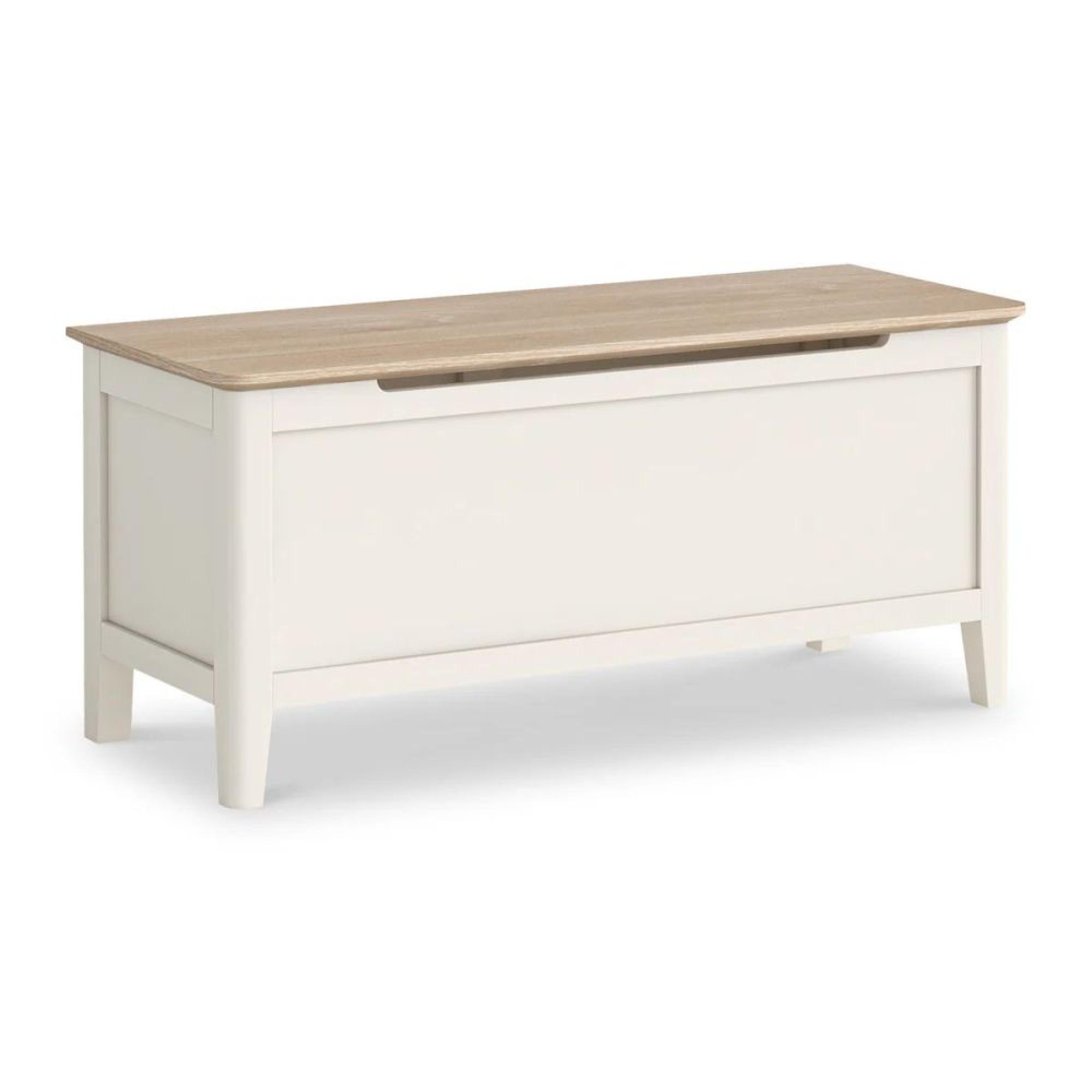 Marlow White Painted Blanket Box