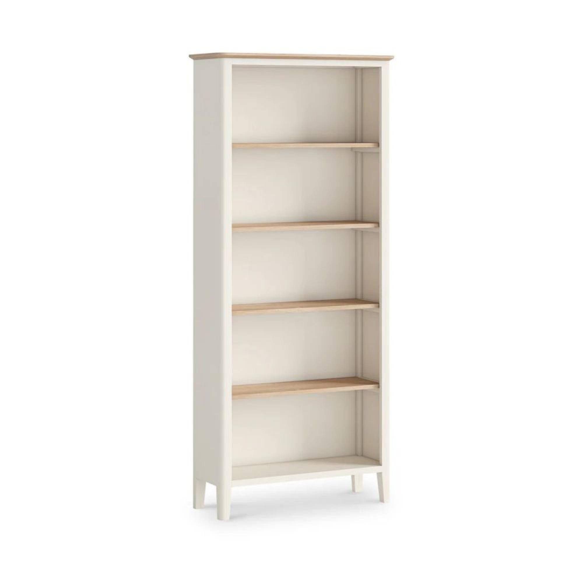 Marlow White Painted Large Bookcase