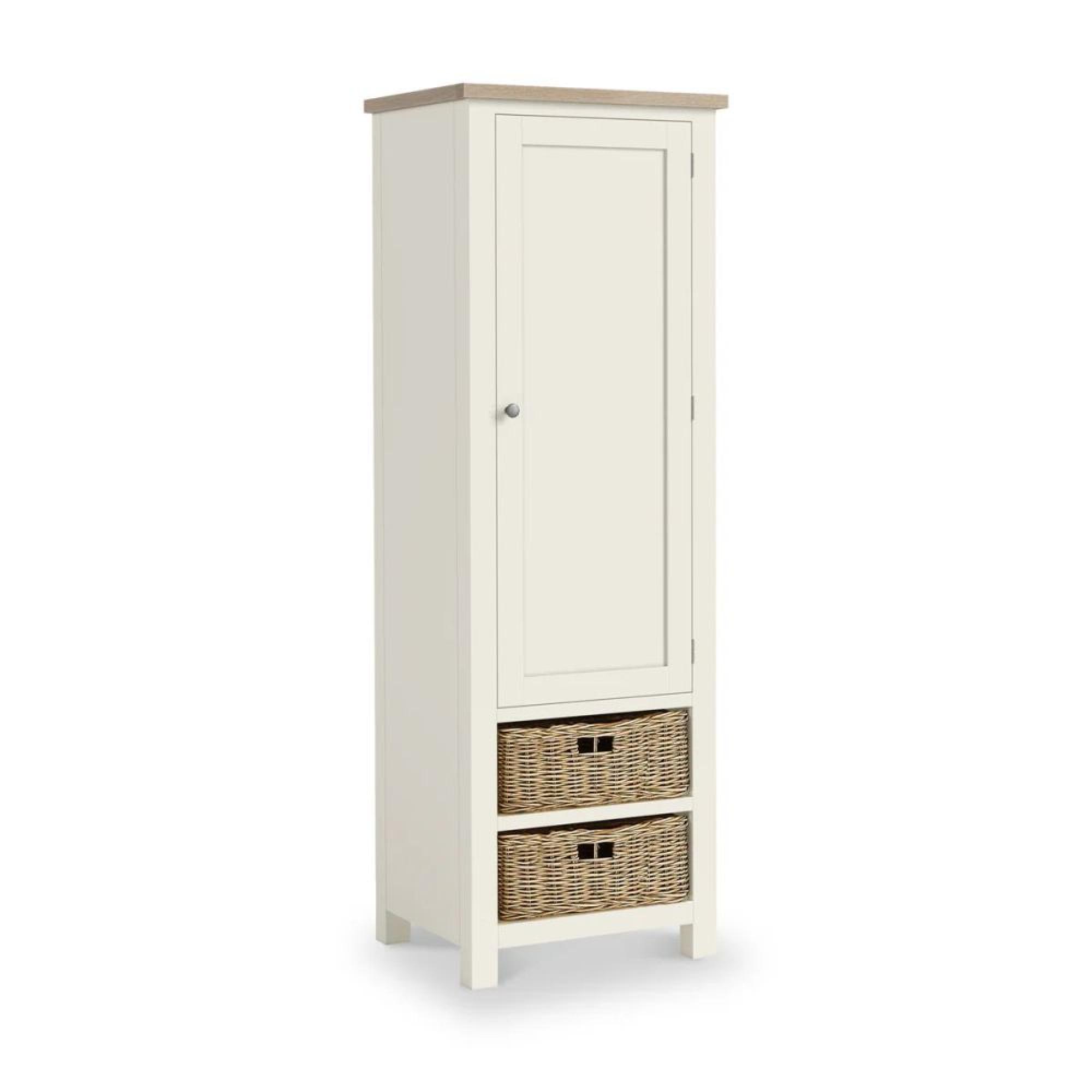 Modern White Painted 1 Door Larder Unit