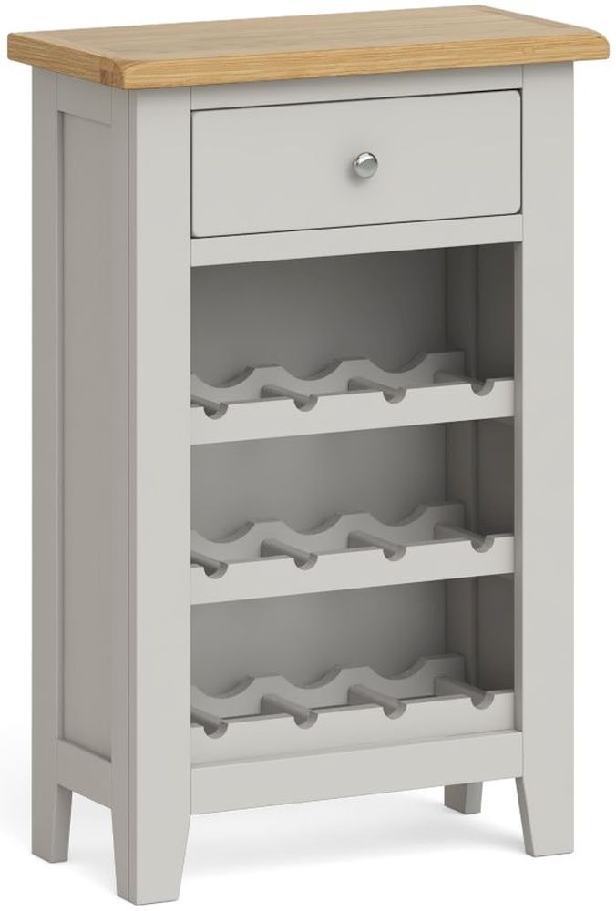Cross Country Grey Wine Cabinet