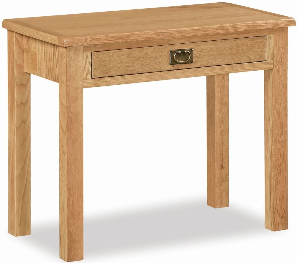 Addison Lite Oak 1 Drawer Desk
