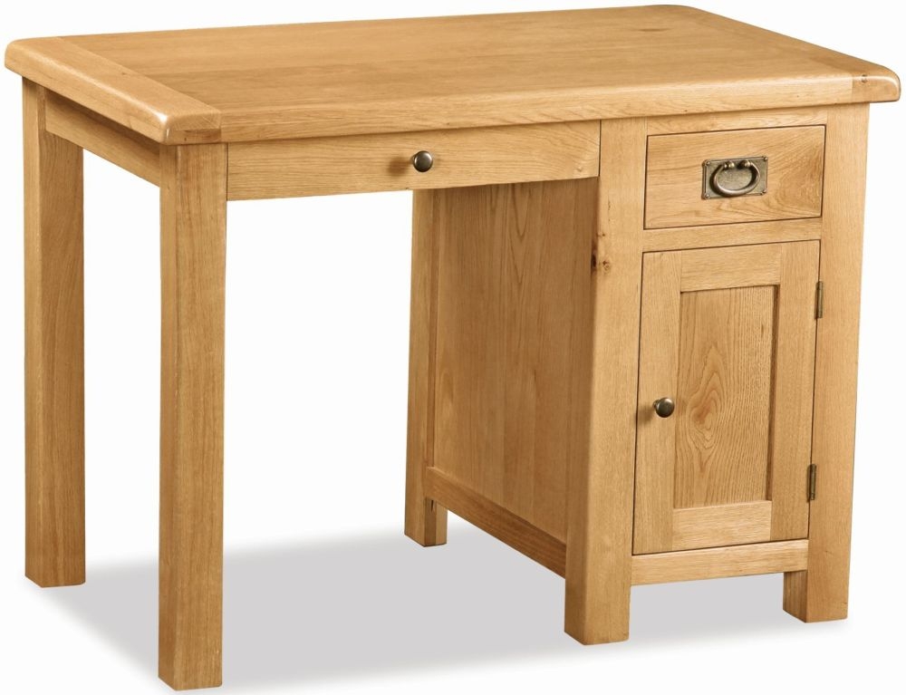 Addison Premium Oak Single Desk