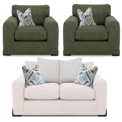 Buoyant Axel Fabric 211 Seater Sofa Set Variation Available