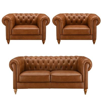 Buoyant Lincoln 211 Seater Chesterfield Sofa Set Variation Available