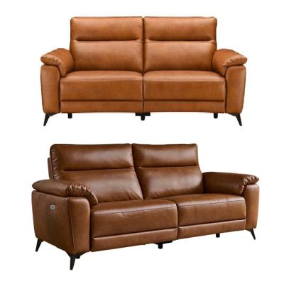 Buoyant Orlando Dion Brandy Fabric 32 Seater Power Recliner Sofa Set
