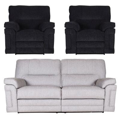 Buoyant Plaza Fabric 311 Seater Recliner Sofa Set Variation Available