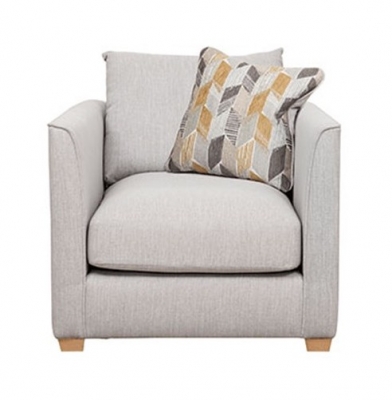 Product photograph of Buoyant Carter Fabric Armchair from Choice Furniture Superstore