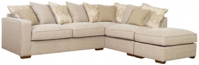Product photograph of Buoyant Chicago Fabric Corner Sofa from Choice Furniture Superstore