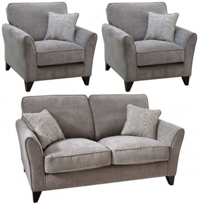 Product photograph of Buoyant Fairfield 2 1 1 Seater Fabric Sofa Suite from Choice Furniture Superstore