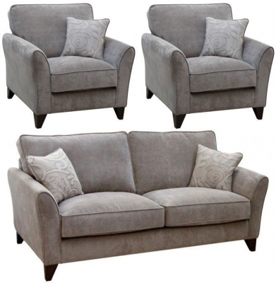Product photograph of Buoyant Fairfield 3 1 1 Seater Fabric Sofa Suite from Choice Furniture Superstore