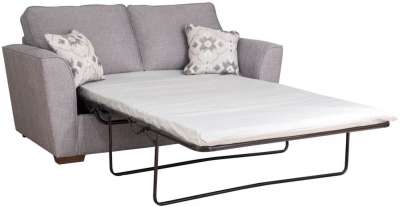 Buoyant Fantasia 2 Seater Fabric Sofa Bed - Comes in Beige, Grey & Silver Options