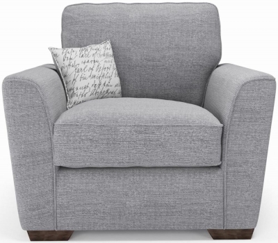 Buoyant Fantasia Fabric Armchair - Comes in Beige, Grey & Silver Options