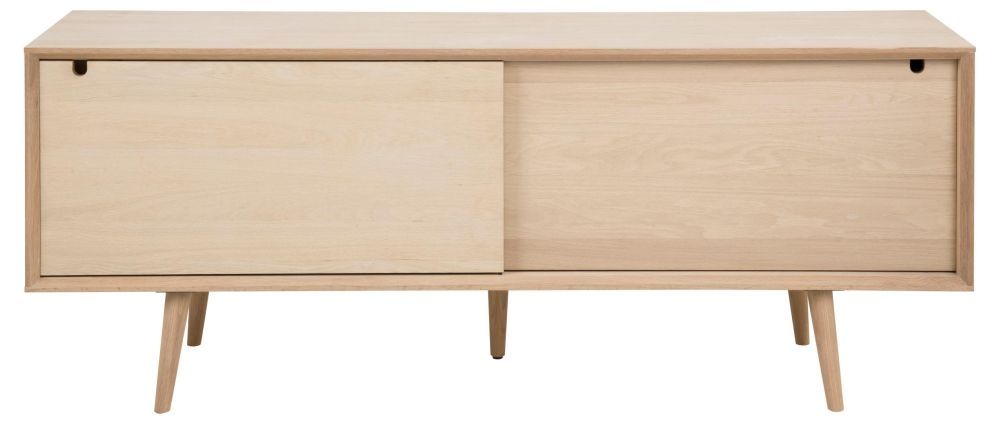 Century Oak 2 Door 5 Drawer Wide Sideboard