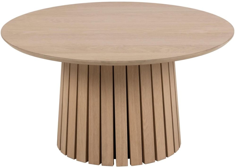 Christo White Oak Round Coffee Table