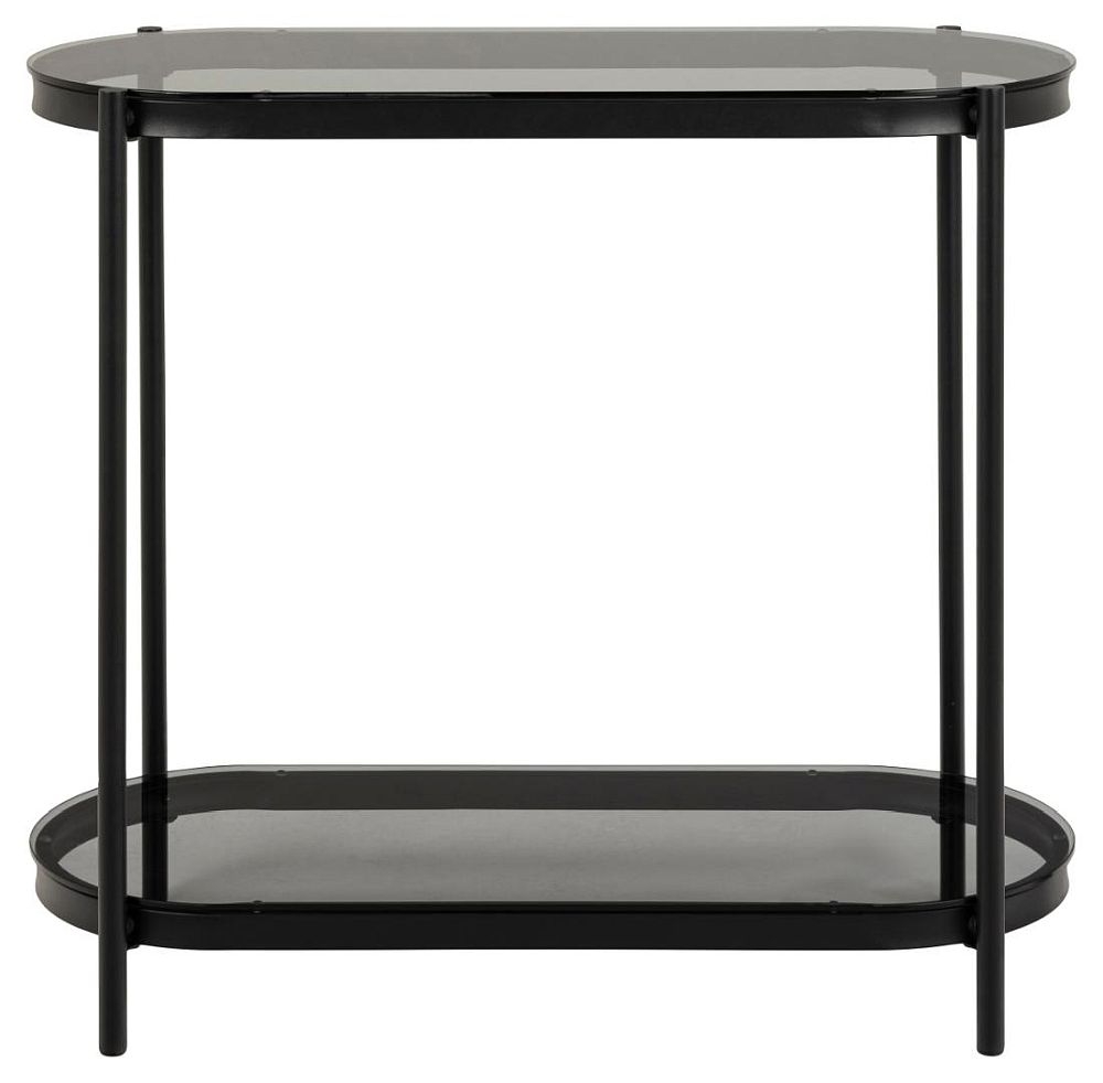 Bayonne Smoked Glass Top Console Table