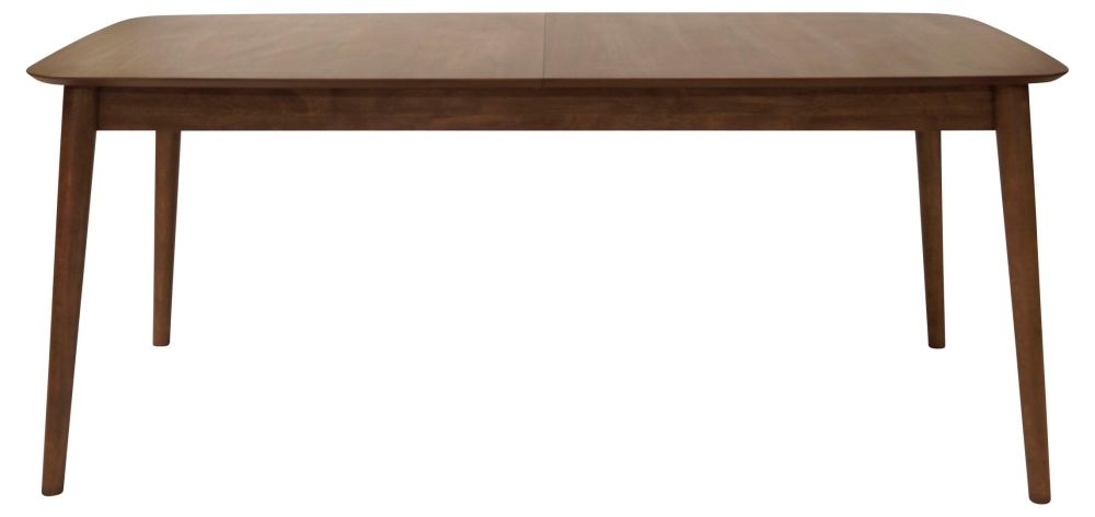 Montreux Walnut 6 Seater Extending Dining Table 180cm219cm