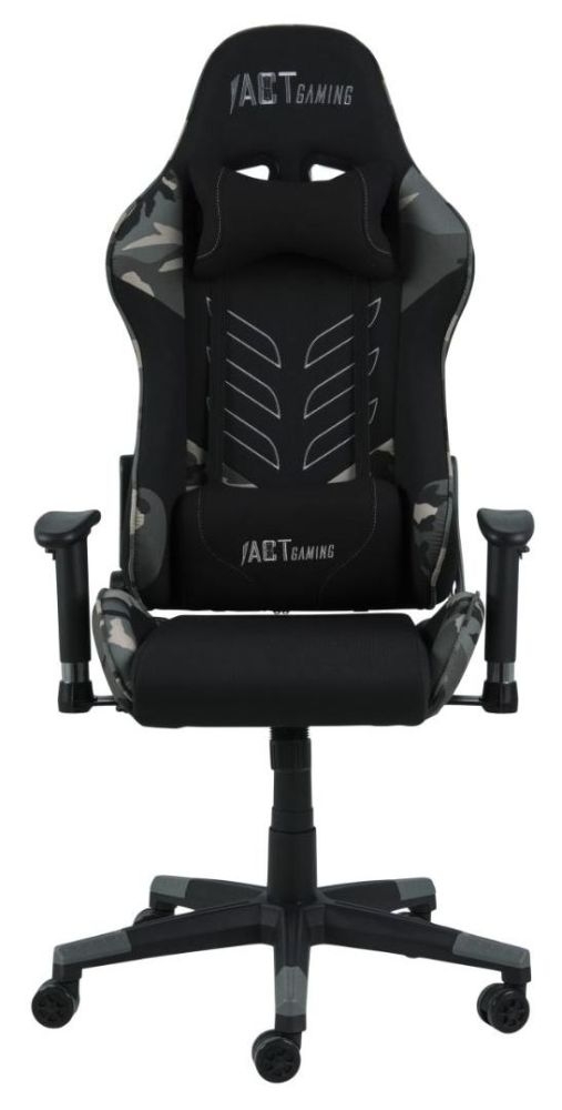 Alpha Salto Black Fabric Gaming Chair