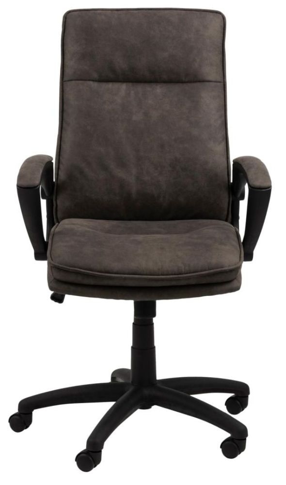 Brad Preston Anthracite Fabric And Black Office Chair