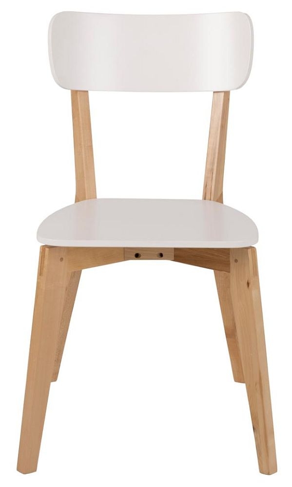 Raven White And Birch Dining Chair Sold In Pairs