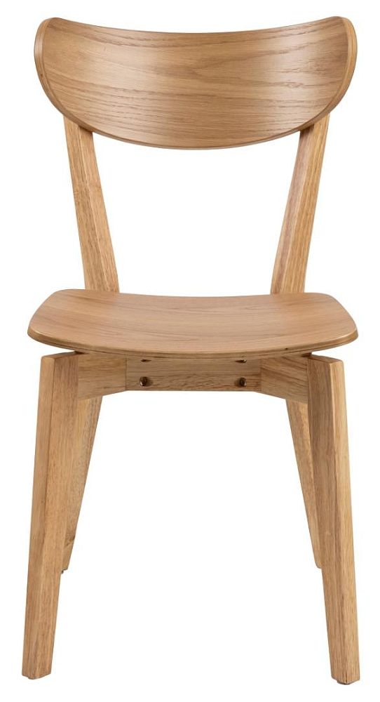 Roxby Oak Veneer Dining Chair Sold In Pairs
