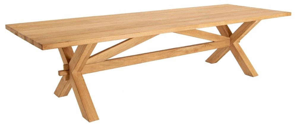 Alexander Rose Plank Teak Dining Table 300cm
