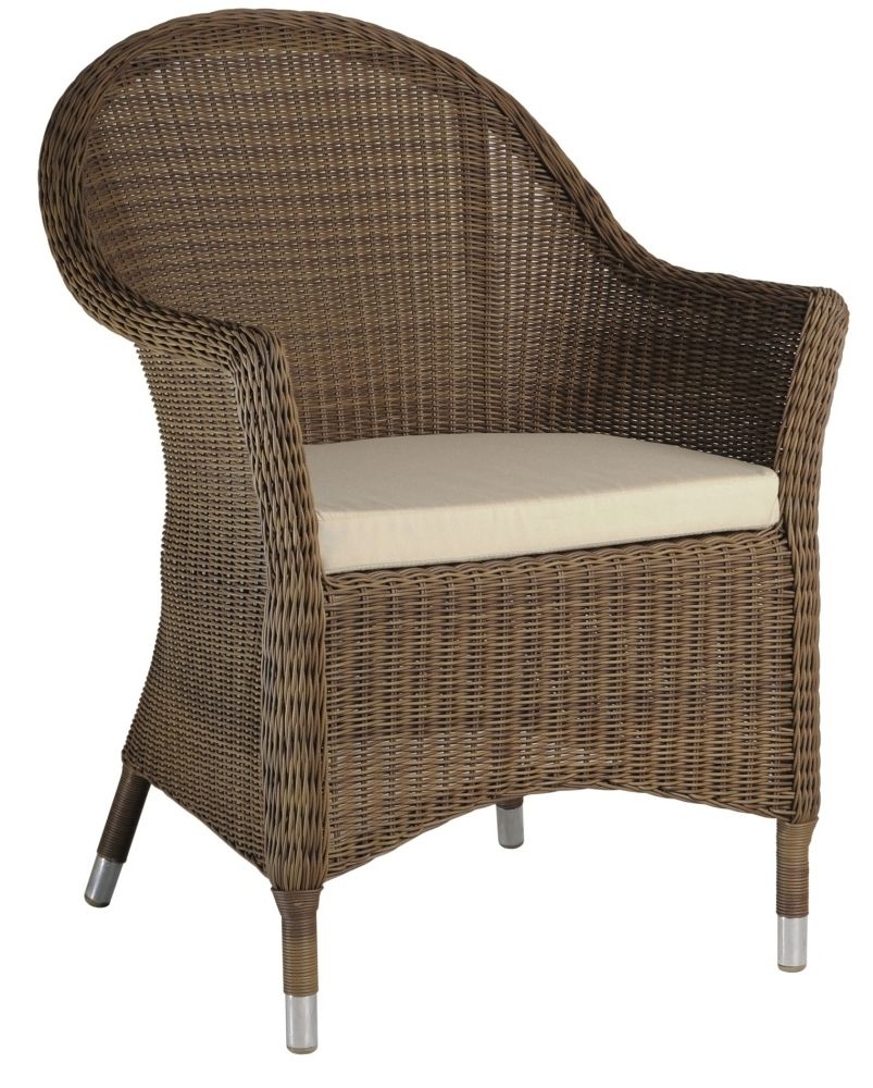Alexander Rose San Marino Curved Top Dining Armchair Sold In Pairs