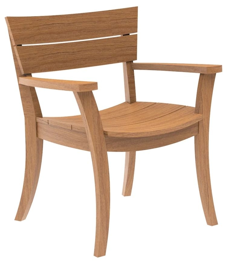 Alexander Rose Sorrento Teak Dining Armchair Sold In Pairs