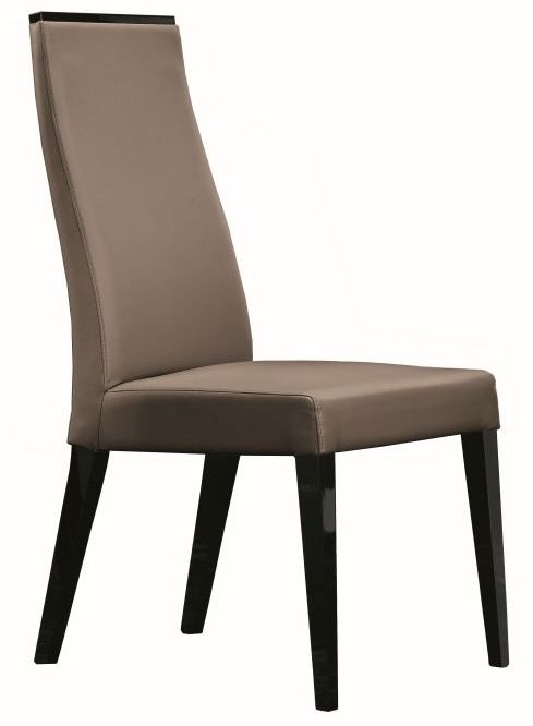 Alf Italia Mont Noir Faux Leather Dining Chair Sold In Pairs