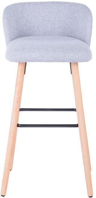 Alphason Claremont Grey Fabric Barstool Sold In Pairs Abs2169gry