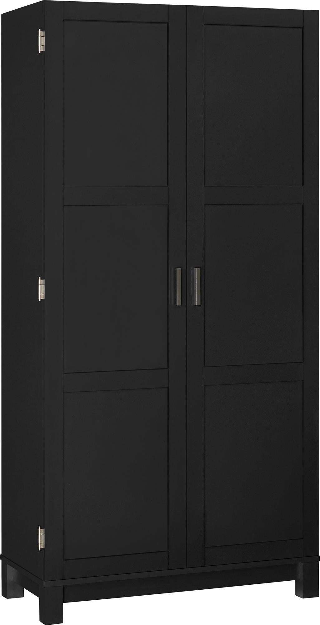 Alphason Carver Black 2 Door 2 Drawer Hall CFS Furniture UK