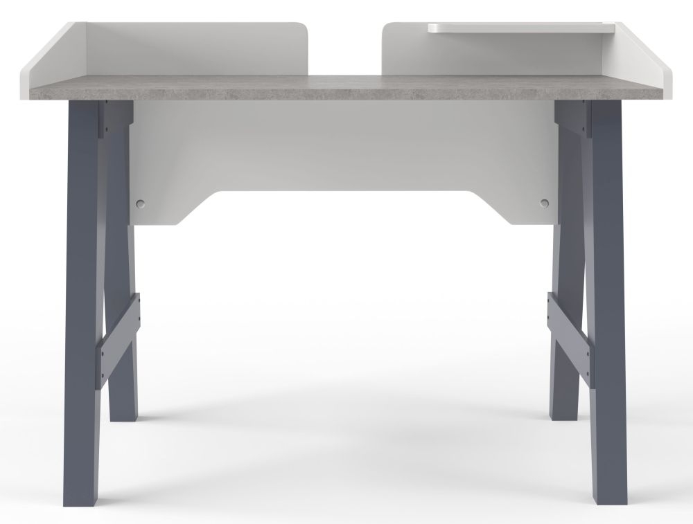 Alphason Truro Grey Marble Effect Writing Desk Aw3190