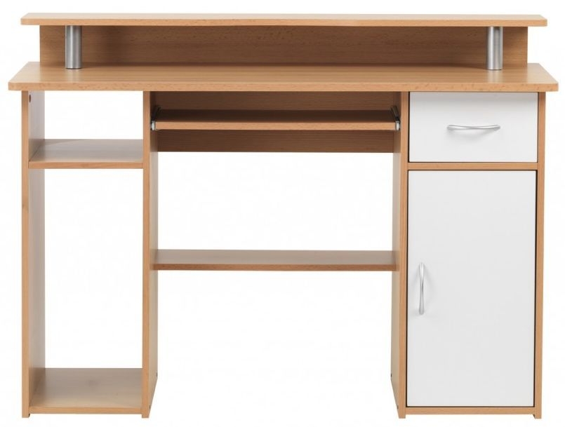 Alphason Albany Beech Computer Desk Aw12362bc