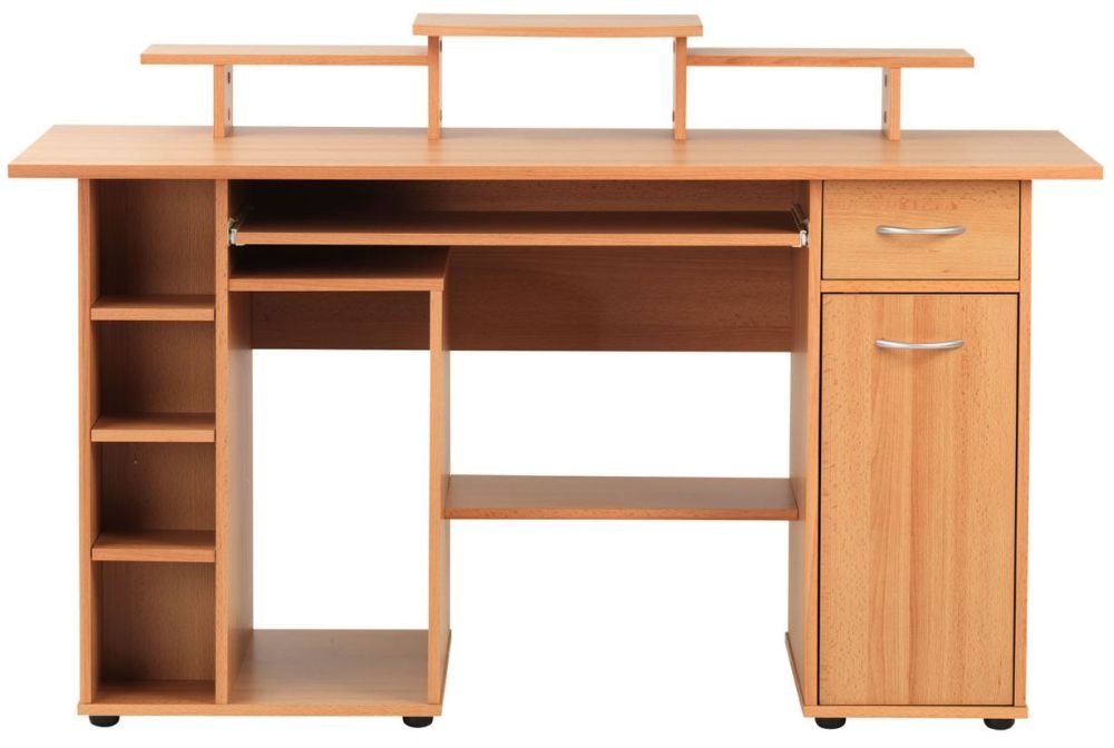 Alphason San Deigo Beech Computer Desk Aw12004