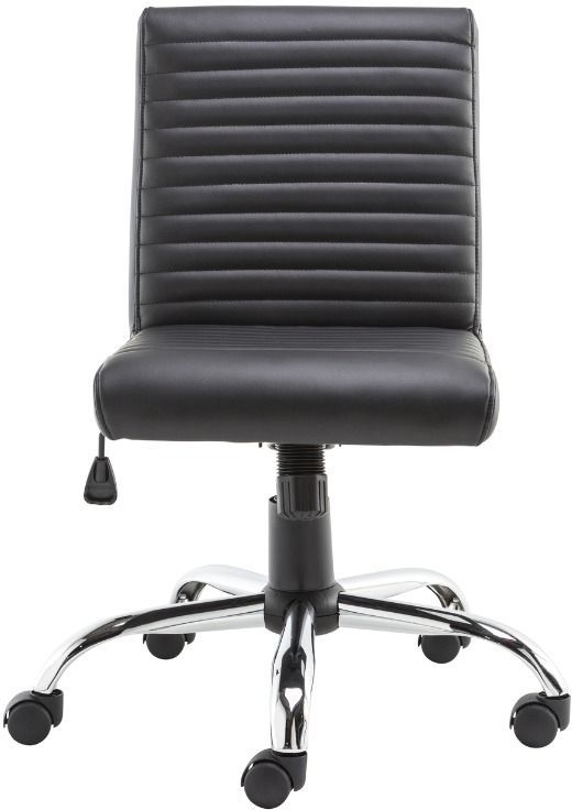 Alphason Lane Black Faux Leather Office Chair Aoc21086blk