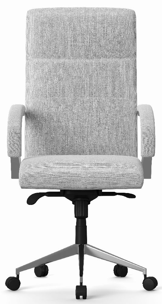 Alphason Bedford Light Grey Fabric Office Chair