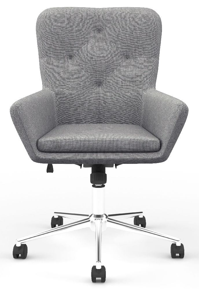 Alphason Benjamin Dark Grey Fabric Office Chair