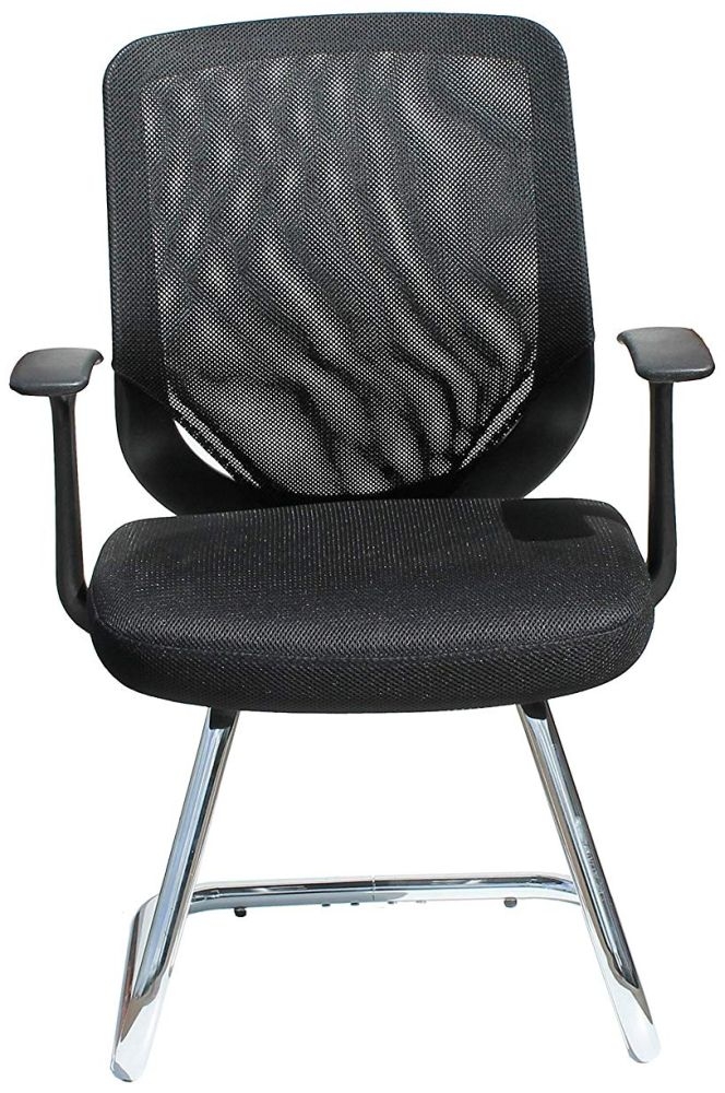 Alphason Atlanta Black Mesh Fabric Office Chair Aoc9201vblk