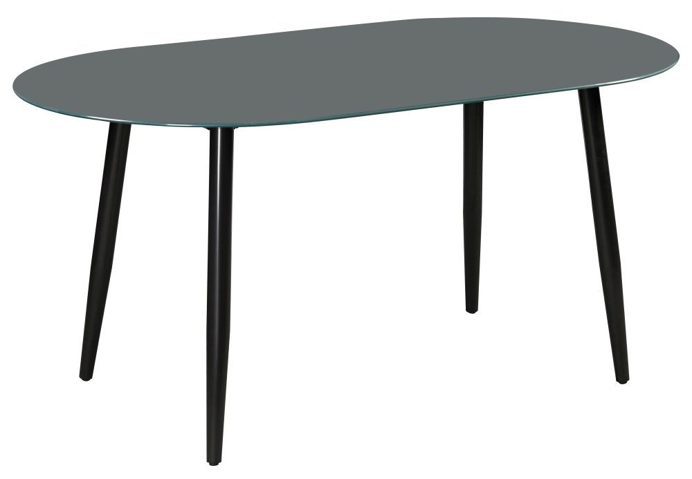 Barnet Dark Grey Painted 6 Seater Dining Table 160cm