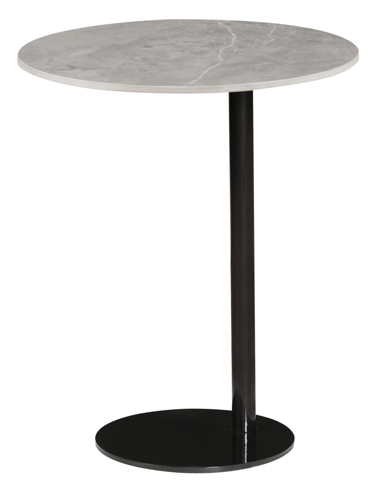 Hayes Grey Ceramic Top Side Table